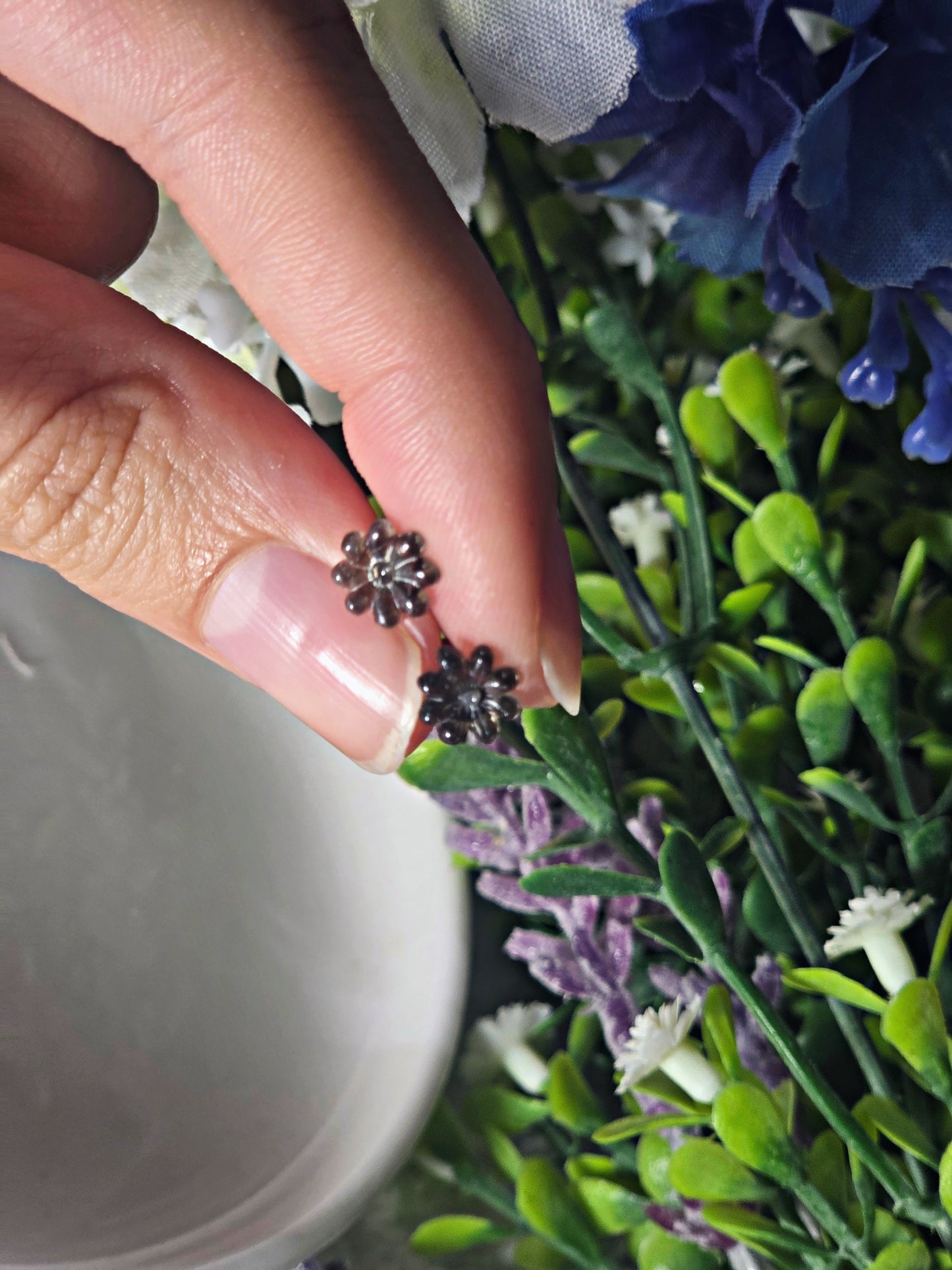 🌼Flower Earrings🌼 (Black)