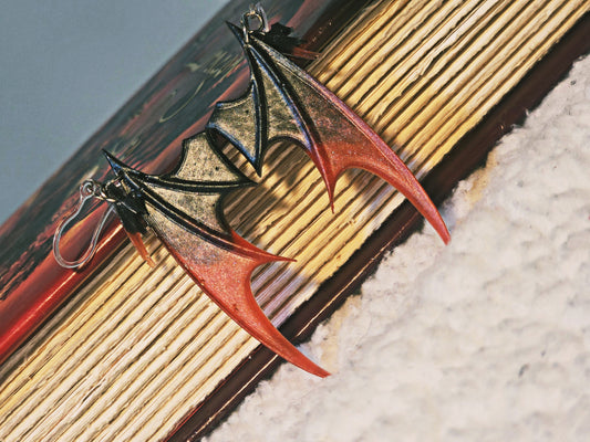 🔥Dragon Wings Earrings🔥 (Red)