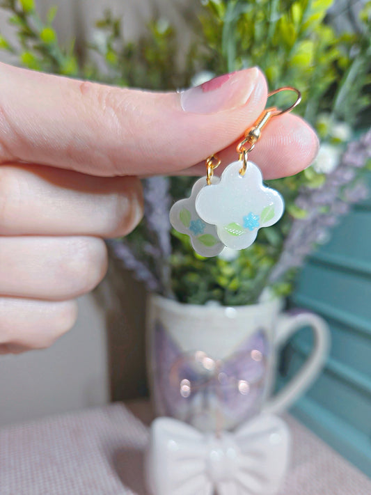 🌱Cute Flower Earrings🌱 (Blue)