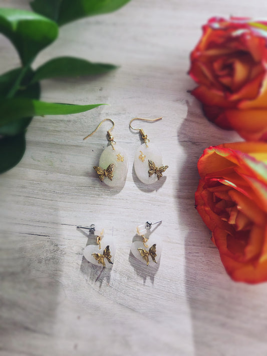 🧡Elegant Butterfly Earrings🧡 (Gold) Set of 2