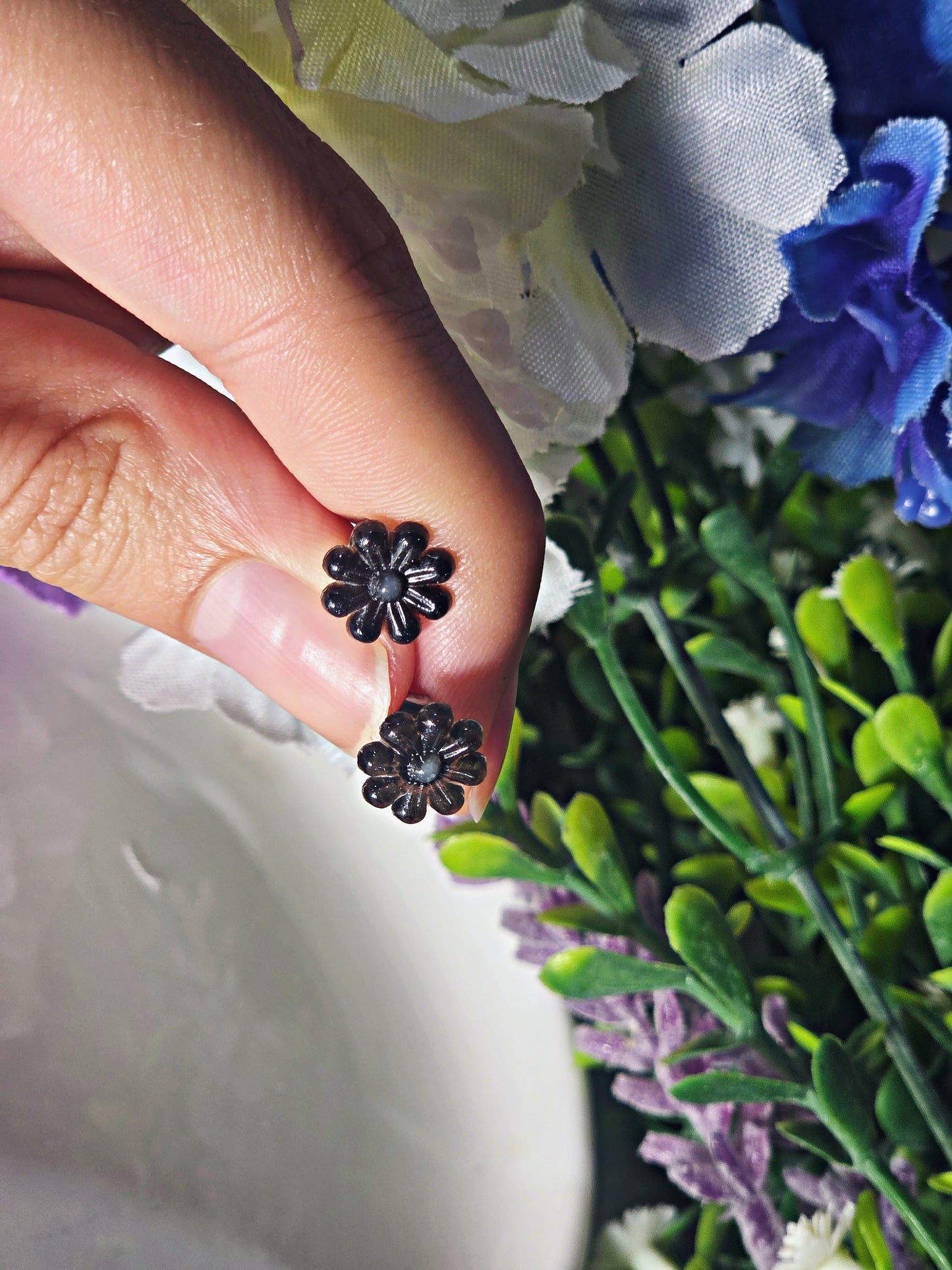 🌼Flower Earrings🌼 (Black)