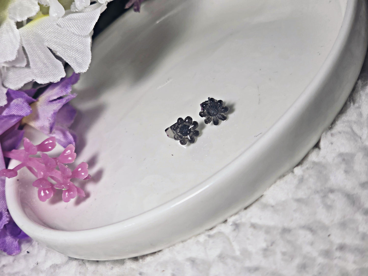 🌼Flower Earrings🌼 (Black)